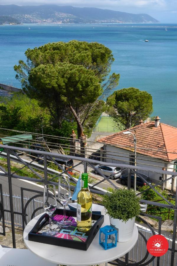 Ferienwohnung Sea View Escape La Spezia - Cadimare Exterior foto